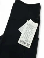 Lululemon Fast and Free Reflective HR Crop 19" Size US 8 / UK 12 in Black - Image 4