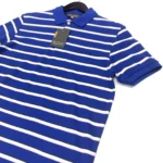 Ben Sherman Men's Short Sleeve Striped Polo T-Shirt In Blue Size S - Image 2