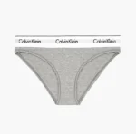 Calvin Klein Women’s Modern Cotton Bikini Cut Briefs in Grey Heather Size M