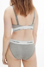 Calvin Klein Women’s Modern Cotton Bikini Cut Briefs in Grey Heather Size M - Image 4