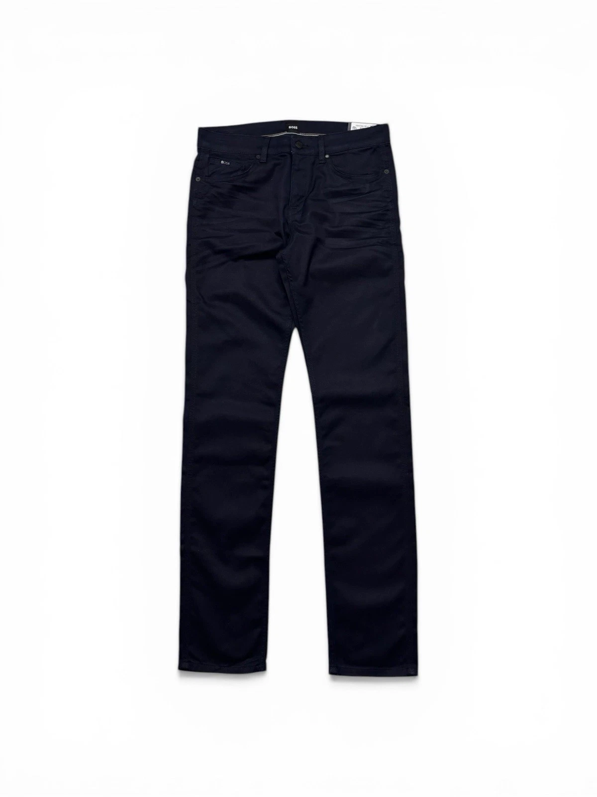 s-l1600 (68) Hugo Boss Delaware Slim Fit Jeans W32 L34 Navy Stretch Designer Men’s Pants - Image 1