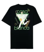 Casablanca Le Jeu Printed T-Shirt Black Tennis Graphic Size M - Image 2