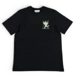 Casablanca Le Jeu Printed T-Shirt Black Tennis Graphic Size M - Image 3