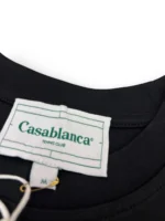 Casablanca Le Jeu Printed T-Shirt Black Tennis Graphic Size M - Image 4