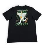 Casablanca Le Jeu Printed T-Shirt Black Tennis Graphic Size M - Image 7