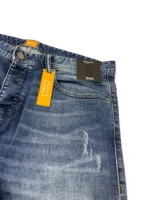 Hugo Boss Orange Regular Fit Jeans W34 L34 Blue Stretch Denim Designer - Image 3