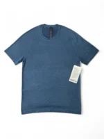 Lululemon Slim Fit Metal Vent Tech Short-Sleeve Shirt In Night Sea/Soft Denim - Image 7