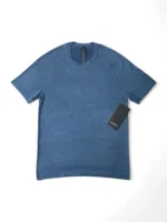 Lululemon Slim Fit Metal Vent Tech Short-Sleeve Shirt In Night Sea/Soft Denim - Image 8