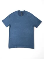Lululemon Slim Fit Metal Vent Tech Short-Sleeve Shirt In Night Sea/Soft Denim - Image 9