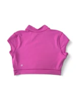 Lululemon Women’s Wunder Train Cropped Short Sleeve Shirt Size US 8 UK 12 Pink - Image 7