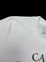 Casablanca Le Joueur Printed T-Shirt - White Jersey Unisex Tee Size L - Image 7