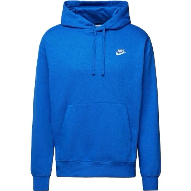 s-l960 (23) Nike Men's Royal Blue Club Fleece Pullover Hoodie - Image 1
