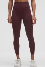 Lululemon Fast and Free HR Tight 25’’ Pocket Size US 8 UK 12 Purple LW5FARS