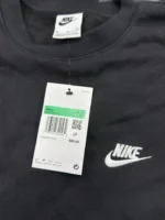 Nike Club Fleece Crewneck Sweatshirt Size XL in Black - Image 4